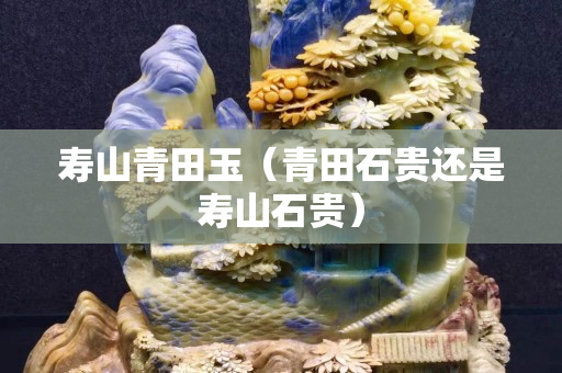 壽山青田玉（青田石貴還是壽山石貴）