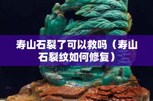 壽山石裂了可以救嗎（壽山石裂紋如何修復(fù)）