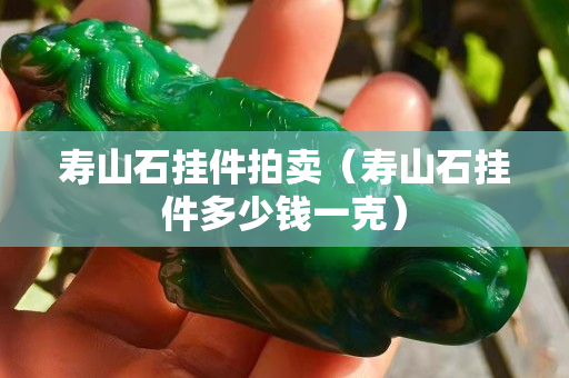 壽山石掛件拍賣（壽山石掛件多少錢一克）