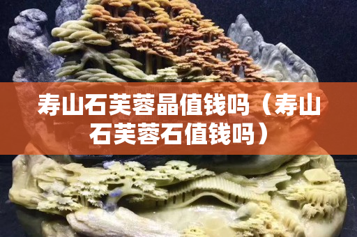 壽山石芙蓉晶值錢嗎（壽山石芙蓉石值錢嗎）