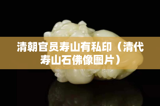 清朝官員壽山有私?。ㄇ宕鷫凵绞鹣駡D片）