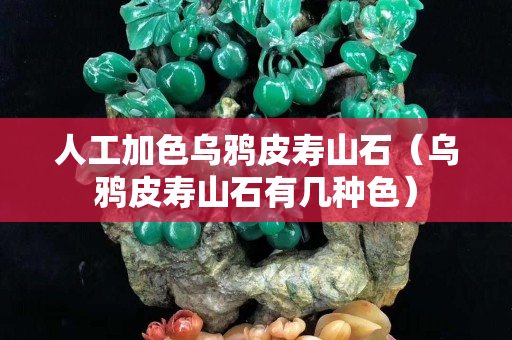 人工加色烏鴉皮壽山石（烏鴉皮壽山石有幾種色）