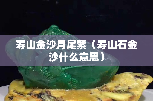 壽山金沙月尾紫（壽山石金沙什么意思）