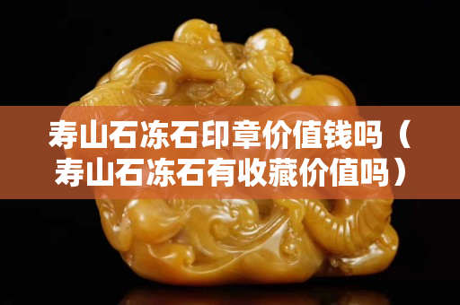 壽山石凍石印章價值錢嗎（壽山石凍石有收藏價值嗎）