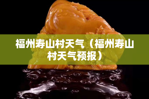福州壽山村天氣（福州壽山村天氣預(yù)報）