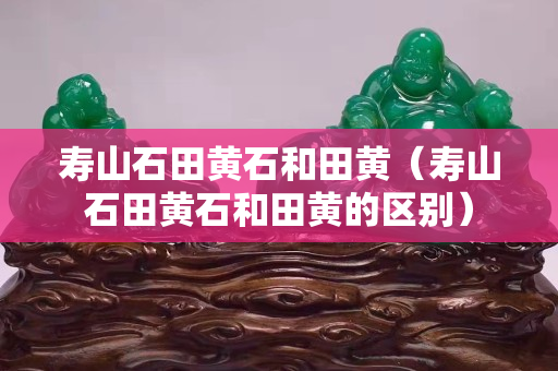壽山石田黃石和田黃（壽山石田黃石和田黃的區別）
