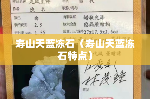 壽山天藍凍石（壽山天藍凍石特點）
