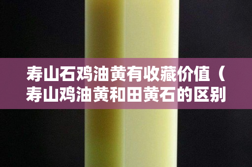 壽山石雞油黃有收藏價(jià)值（壽山雞油黃和田黃石的區(qū)別）