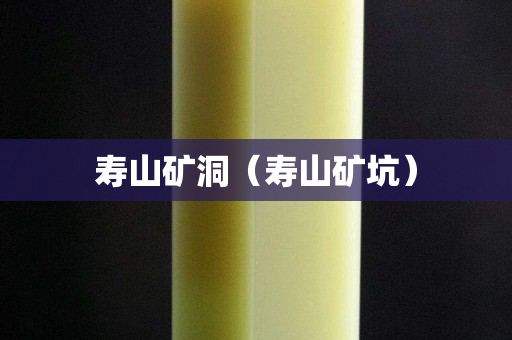 壽山礦洞（壽山礦坑）