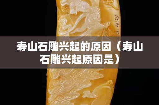 壽山石雕興起的原因（壽山石雕興起原因是）