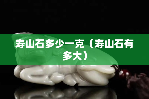 壽山石多少一克（壽山石有多大）