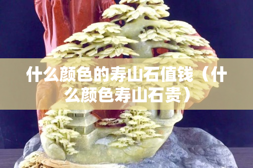 什么顏色的壽山石值錢（什么顏色壽山石貴）