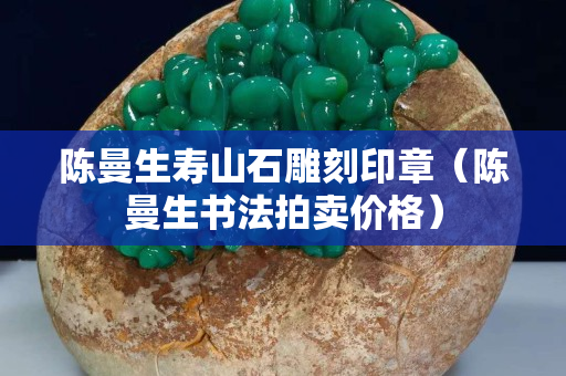 陳曼生壽山石雕刻印章（陳曼生書法拍賣價格）
