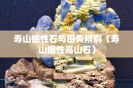 壽山掘性石與田黃辨別（壽山掘性高山石）