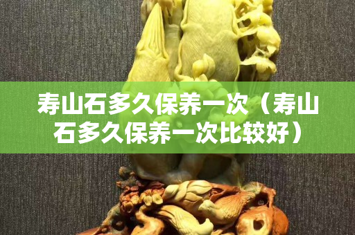 壽山石多久保養(yǎng)一次（壽山石多久保養(yǎng)一次比較好）