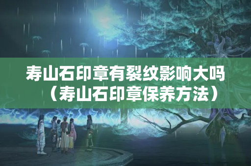 壽山石印章有裂紋影響大嗎（壽山石印章保養方法）