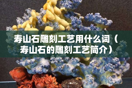 壽山石雕刻工藝用什么詞（壽山石的雕刻工藝簡介）