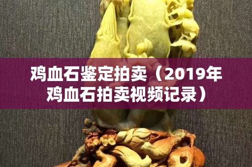 雞血石鑒定拍賣（2019年雞血石拍賣視頻記錄）