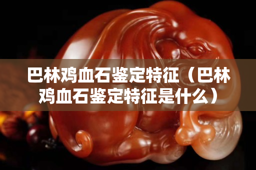 巴林雞血石鑒定特征（巴林雞血石鑒定特征是什么）