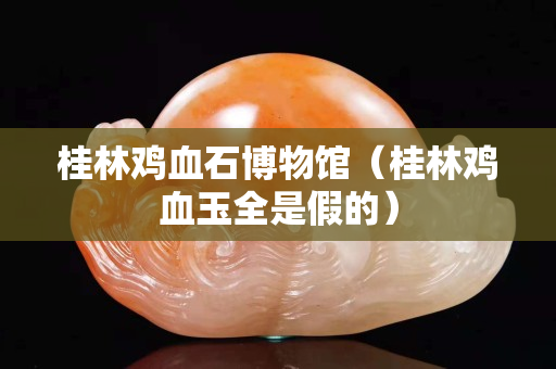 桂林雞血石博物館（桂林雞血玉全是假的）