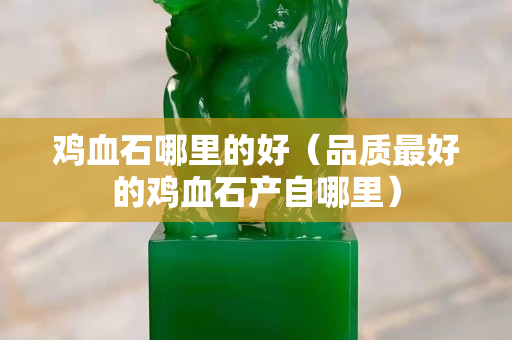 雞血石哪里的好（品質最好的雞血石產自哪里）