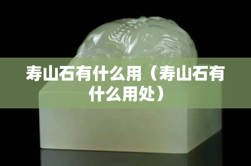壽山石有什么用（壽山石有什么用處）