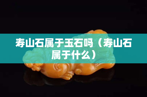 壽山石屬于玉石嗎（壽山石屬于什么）
