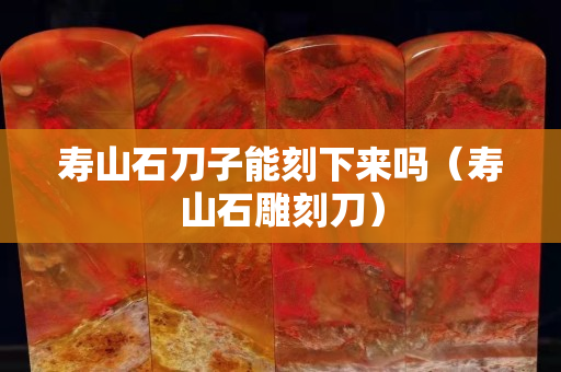 壽山石刀子能刻下來嗎（壽山石雕刻刀）