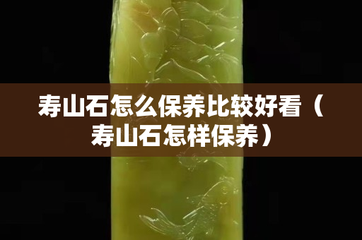 壽山石怎么保養比較好看（壽山石怎樣保養）