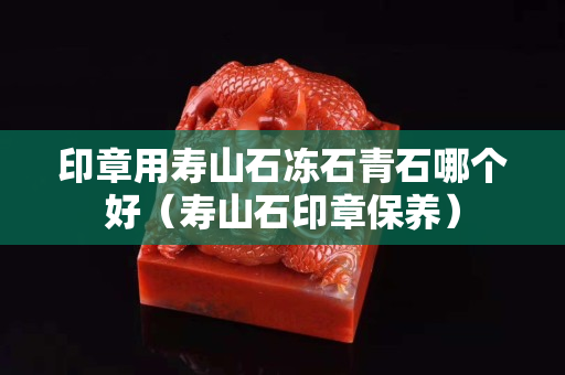 印章用壽山石凍石青石哪個好（壽山石印章保養）