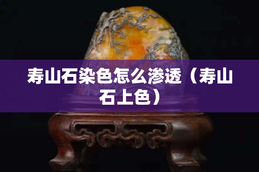壽山石染色怎么滲透（壽山石上色）