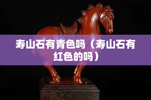 壽山石有青色嗎（壽山石有紅色的嗎）
