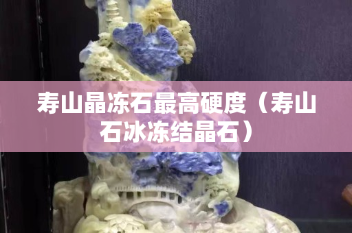 壽山晶凍石最高硬度（壽山石冰凍結晶石）