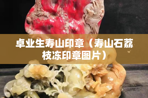 卓業(yè)生壽山印章（壽山石荔枝凍印章圖片）