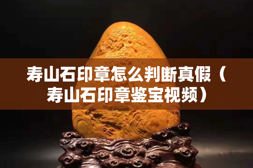 壽山石印章怎么判斷真假（壽山石印章鑒寶視頻）