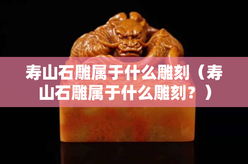 壽山石雕屬于什么雕刻（壽山石雕屬于什么雕刻？）