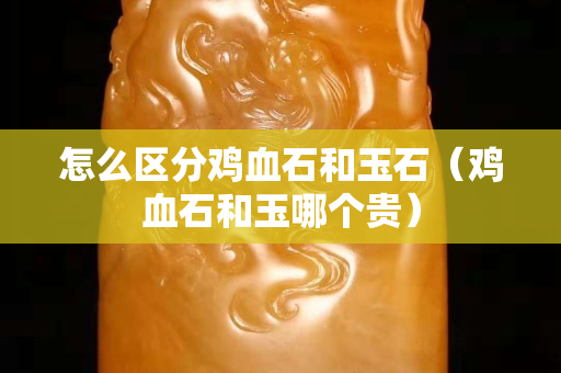 怎么區分雞血石和玉石（雞血石和玉哪個貴）