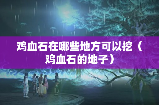 雞血石在哪些地方可以挖（雞血石的地子）