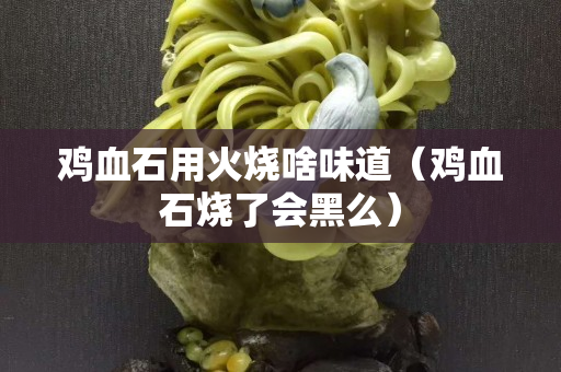 雞血石用火燒啥味道（雞血石燒了會黑么）