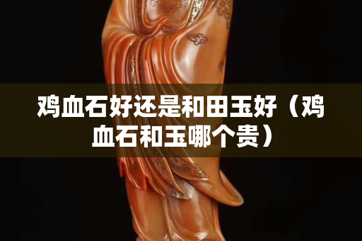 雞血石好還是和田玉好（雞血石和玉哪個貴）