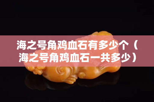 海之號角雞血石有多少個（海之號角雞血石一共多少）