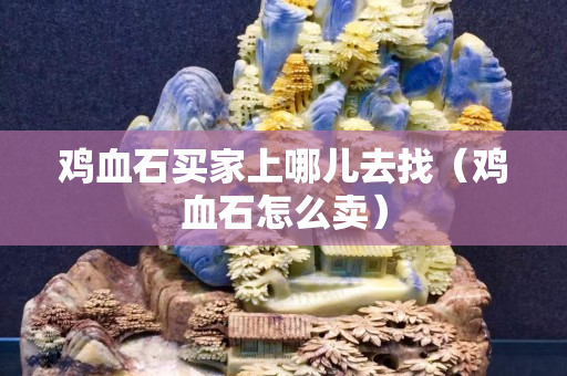 雞血石買家上哪兒去找（雞血石怎么賣）