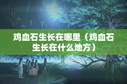 雞血石生長在哪里（雞血石生長在什么地方）