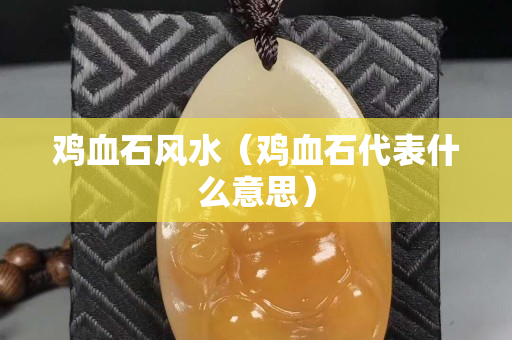 雞血石風水（雞血石代表什么意思）
