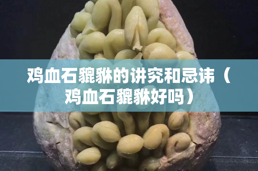 雞血石貔貅的講究和忌諱（雞血石貔貅好嗎）