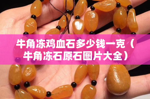 牛角凍雞血石多少錢一克（牛角凍石原石圖片大全）