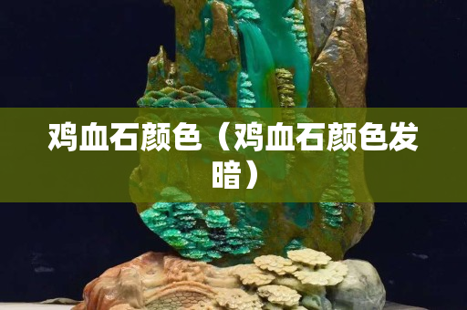雞血石顏色（雞血石顏色發暗）