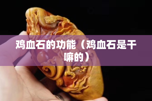 雞血石的功能（雞血石是干嘛的）