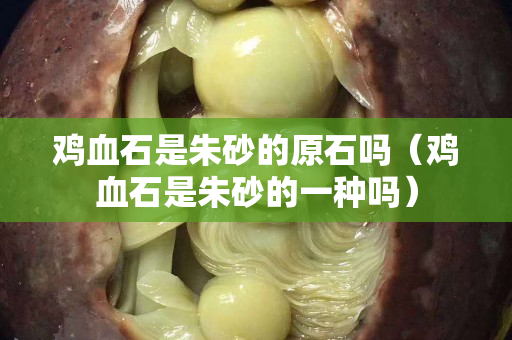 雞血石是朱砂的原石嗎（雞血石是朱砂的一種嗎）