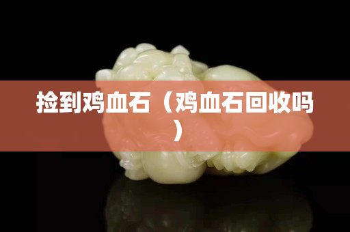 撿到雞血石（雞血石回收嗎）